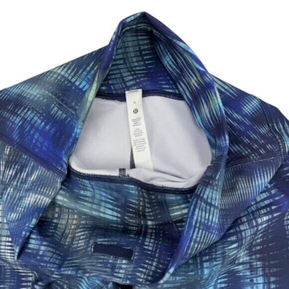 Lululemon Wunder Train High-Rise Tight In Shapeshifter Flux Blue Multi Size 6 - Picture 6 of 9